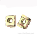 Cassette nut cage nut with color zinc plated cage nut